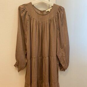 Grade & Gather Large Beige/Tan Dress